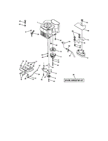 Engine parts for Craftsman Front-Engine Lawn Tractor 917275223 from AppliancePartsPros.com