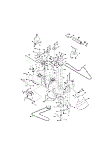 Mower Deck parts for Craftsman Front-Engine Lawn Tractor 917275240 from AppliancePartsPros.com