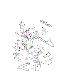 Mower Deck parts for Craftsman Front-Engine Lawn Tractor 917275241 from AppliancePartsPros.com