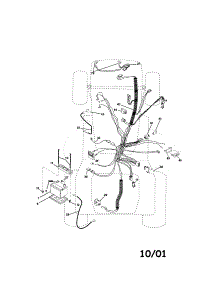 Electrical parts for Craftsman Front-Engine Lawn Tractor 917275242 from AppliancePartsPros.com