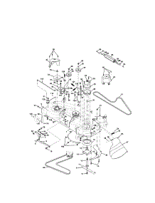 Mower Deck parts for Craftsman Front-Engine Lawn Tractor 917275242 from AppliancePartsPros.com