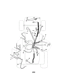 Electrical parts for Craftsman Front-Engine Lawn Tractor 917275280 from AppliancePartsPros.com