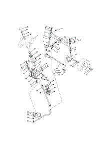 Steering parts for Craftsman Front-Engine Lawn Tractor 917275280 from AppliancePartsPros.com