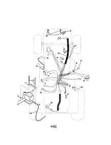 Electrical parts for Craftsman Front-Engine Lawn Tractor 917275281 from AppliancePartsPros.com
