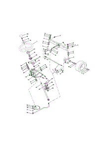 Steering parts for Craftsman Front-Engine Lawn Tractor 917275281 from AppliancePartsPros.com