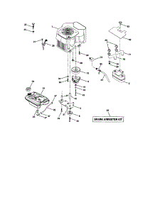 Engine parts for Craftsman Front-Engine Lawn Tractor 917275281 from AppliancePartsPros.com
