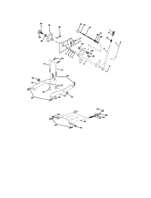 Lift Assembly parts for Craftsman Front-Engine Lawn Tractor 917275281 from AppliancePartsPros.com
