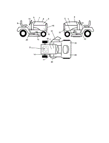Decals parts for Craftsman Front-Engine Lawn Tractor 917275281 from AppliancePartsPros.com
