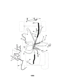 Electrical parts for Craftsman Front-Engine Lawn Tractor 917275282 from AppliancePartsPros.com