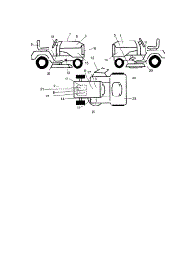 Decals parts for Craftsman Front-Engine Lawn Tractor 917275282 from AppliancePartsPros.com