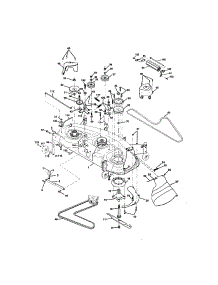 Mower Deck parts for Craftsman Front-Engine Lawn Tractor 917275283 from AppliancePartsPros.com
