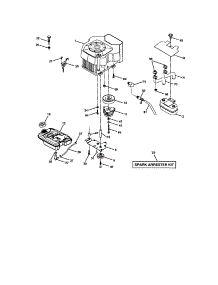 Engine parts for Craftsman Front-Engine Lawn Tractor 917275285 from AppliancePartsPros.com