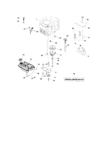 Engine parts for Craftsman Front-Engine Lawn Tractor 917275286 from AppliancePartsPros.com