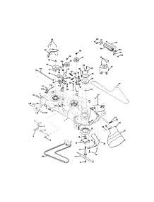 Mower Deck parts for Craftsman Front-Engine Lawn Tractor 917275286 from AppliancePartsPros.com