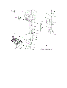 Engine parts for Craftsman Front-Engine Lawn Tractor 917275287 from AppliancePartsPros.com