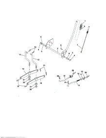 Lift Assembly parts for Craftsman Front-Engine Lawn Tractor 917275350 from AppliancePartsPros.com