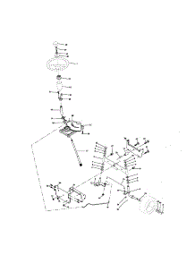 Steering Assembly parts for Craftsman Front-Engine Lawn Tractor 917275351 from AppliancePartsPros.com
