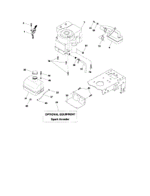 Engine parts for Craftsman Front-Engine Lawn Tractor 917275351 from AppliancePartsPros.com