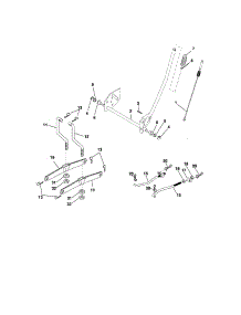 Lift Assembly parts for Craftsman Front-Engine Lawn Tractor 917275351 from AppliancePartsPros.com