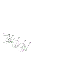 Wheels & Tires parts for Craftsman Front-Engine Lawn Tractor 917275352 from AppliancePartsPros.com