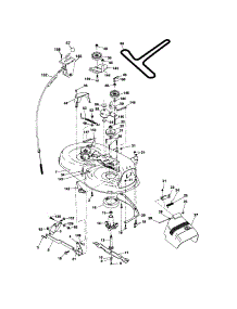 Mower Deck parts for Craftsman Front-Engine Lawn Tractor 917275370 from AppliancePartsPros.com