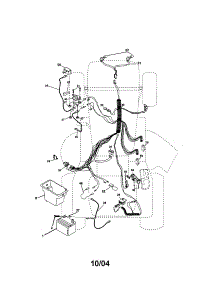 Electrical parts for Craftsman Front-Engine Lawn Tractor 917275380 from AppliancePartsPros.com