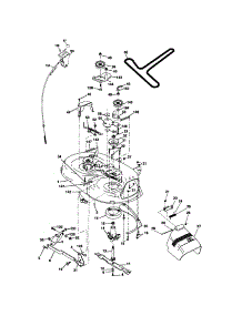 Mower Deck parts for Craftsman Front-Engine Lawn Tractor 917275390 from AppliancePartsPros.com