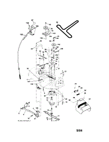 Mower Deck parts for Craftsman Front-Engine Lawn Tractor 917275400 from AppliancePartsPros.com