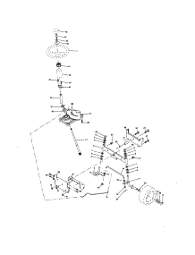 Steering Assembly parts for Craftsman Front-Engine Lawn Tractor 917275401 from AppliancePartsPros.com
