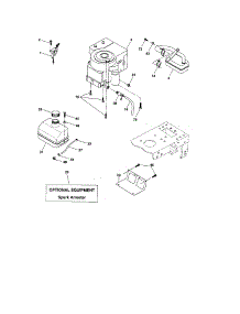 Engine parts for Craftsman Front-Engine Lawn Tractor 917275401 from AppliancePartsPros.com