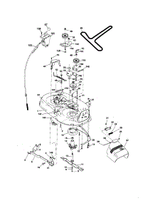 Mower Deck parts for Craftsman Front-Engine Lawn Tractor 917275401 from AppliancePartsPros.com