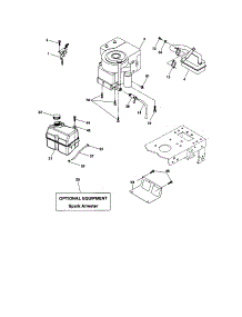 Engine parts for Craftsman Front-Engine Lawn Tractor 917275620 from AppliancePartsPros.com