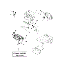Engine parts for Craftsman Front-Engine Lawn Tractor 917275630 from AppliancePartsPros.com