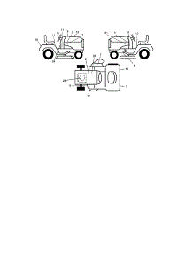 Decals parts for Craftsman Front-Engine Lawn Tractor 917275630 from AppliancePartsPros.com