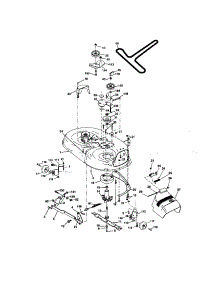 Mower Deck parts for Craftsman Front-Engine Lawn Tractor 917275630 from AppliancePartsPros.com
