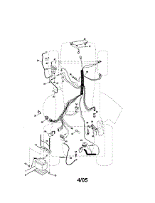 Electrical parts for Craftsman Front-Engine Lawn Tractor 917275631 from AppliancePartsPros.com