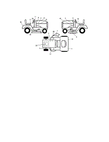 Decals parts for Craftsman Front-Engine Lawn Tractor 917275632 from AppliancePartsPros.com