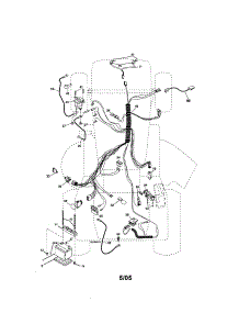 Electrical parts for Craftsman Front-Engine Lawn Tractor 917275640 from AppliancePartsPros.com