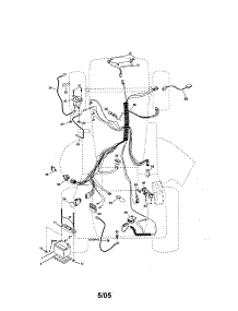 Electrical parts for Craftsman Front-Engine Lawn Tractor 917275642 from AppliancePartsPros.com