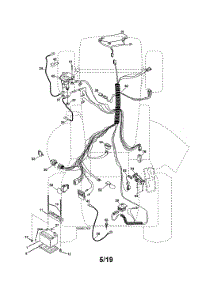 Electrical parts for Craftsman Front-Engine Lawn Tractor 917275643 from AppliancePartsPros.com