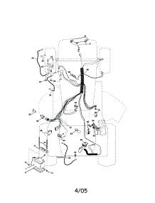 Electrical parts for Craftsman Front-Engine Lawn Tractor 917275660 from AppliancePartsPros.com
