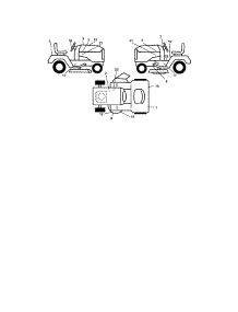 Decals parts for Craftsman Front-Engine Lawn Tractor 917275660 from AppliancePartsPros.com