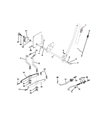 Lift Assembly parts for Craftsman Front-Engine Lawn Tractor 917275660 from AppliancePartsPros.com