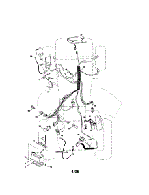 Electrical parts for Craftsman Front-Engine Lawn Tractor 917275661 from AppliancePartsPros.com