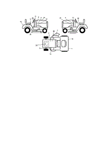 Decals parts for Craftsman Front-Engine Lawn Tractor 917275670 from AppliancePartsPros.com