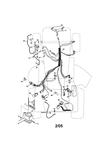 Electrical parts for Craftsman Front-Engine Lawn Tractor 917275682 from AppliancePartsPros.com