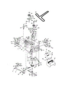 Mower Deck parts for Craftsman Front-Engine Lawn Tractor 917275682 from AppliancePartsPros.com
