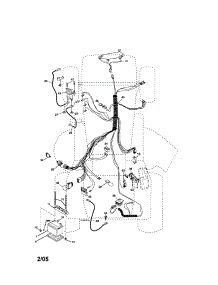 Electrical parts for Craftsman Front-Engine Lawn Tractor 917275683 from AppliancePartsPros.com