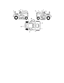 Decals parts for Craftsman Front-Engine Lawn Tractor 917275684 from AppliancePartsPros.com