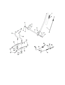 Lift Assembly parts for Craftsman Front-Engine Lawn Tractor 917275684 from AppliancePartsPros.com
